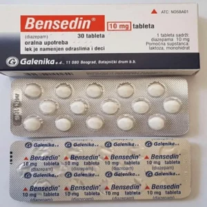 Bensedin 10mg that helps treat anxiety disorders, muscle spasms, and sleep disturbances.